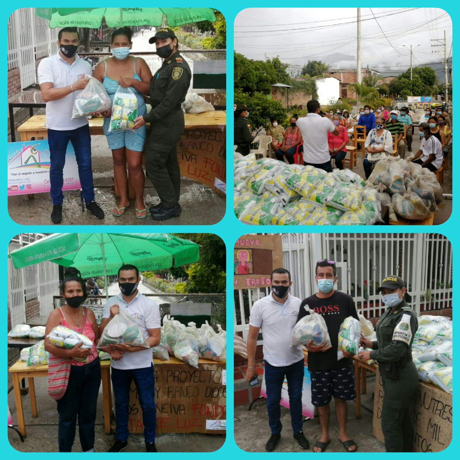 Campaña de Recolección de alimentos a familias en 
